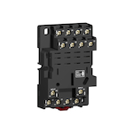 Schneider Electric Square D™ Zelio™ RPZF4 Flat Relay Socket, 250 VAC, 16 A, For Use With RPM (4CO) Plug-In Relay, 14 Pin