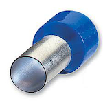 Sta-Kon® F4020 F Series Insulated Wire Ferrule, 14 AWG Stranded Copper Conductor, 0.571 in L, Copper, Blue