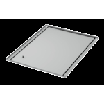 Hoffman Proline™ G2 P2B066 P40 Solid Base, 22 in H x 23.2 in W x 0.66 in D, For Use With 600 mm W x 600 mm D Frames, Steel, Light Gray