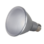 SATCO® S9439 LED Reflective Lamp, 13 W, 75 W Incandescent Equivalent, E26 Medium LED Lamp, PAR30LN Shape, 1200 Lumens