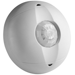 Leviton® OSC15-I0W Low Voltage Occupancy Sensor, 24 VDC, PIR Sensor, 1500 sq-ft Coverage, 360 deg Viewing, Ceiling Mount