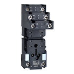 Schneider Electric Square D™ Zelio™ RXZE2S108M Relay Socket, 250 VAC, 5 to 12 A, For Use With RXM (2CO), RXM (4CO) Plug-In Relay, 8 Pin