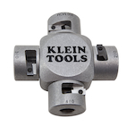 Klein® 21051 Large Cable Stripper With Powder Metal Blades, 2/0 AWG to 250 kcmil MTW/THHN/THWN-2 Cable, 4.656 in OAL, Aluminum Body