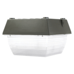 Atlas® VN12-100MHQPK Square Vandalproof Canopy Light, (1) HID Lamp, 100 W Fixture, 120 to 277 VAC, Bronze Housing