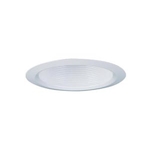 Lithonia Lighting® 3B1W U 1-Piece Shallow Baffle Narrow Flange Full Reflector Trim, 3-1/2 in ID x 4-7/8 in OD, Incandescent Lamp, For Use With L3 and L3R Series Housing, Aluminum