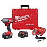 Milwaukee® M18™ FUEL™ 2852-22 Mid Torque Cordless Impact Wrench With Friction Ring, 3/8 in, 600 ft-lb Torque, 18 VDC, 6.7 in OAL