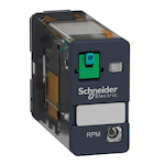 Schneider Electric Square D™ Zelio™ RPM12BD Miniature Power Relay, 15 A, 5 Pin, 1NC-1NO Contact, 24 VDC V Coil