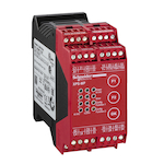 Telemecanique Preventa™ Square D™ XPSMP11123P Safety Relay With Pre-defined Function and (12) LED's, 2.5 A, 3NO Contact, 24 VDC V Coil