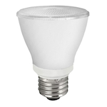 TCP® Elite® LED8P20D27KFL LED Reflective Lamp, 7 W, 50 W Incandescent Equivalent, E26 LED Lamp, PAR20 Shape, 575 Lumens