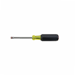 Klein® 635-1/4 Heavy Duty Magnetic Nutdriver With Magnetic Tip, 1/4 in, Hollow Shank, Classic/Cushion Grip Handle