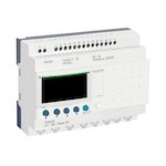 Telemecanique Square D™ Zelio™ Logic 2 SR2B201BD Compact Smart Relay With Local Display, Clock, 24 VDC Supply, 6 Inputs, 8 Outputs, Resistive Input