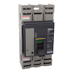 Schneider Electric PowerPact™ P PGL36100CU33A Type PGL Molded Case Circuit Breaker, 600 VAC, 1000 A, 18/35/65 kA Interrupt, 3 Poles, Electronic Standard Micrologic™ 5.0 LSI Trip