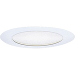 Progress Lighting P8020-28 Commodity/Utilitarian Recessed Trim With Reflector, 5-1/8 in ID x 7-3/4 in OD, Incandescent Lamp, For Use With Recessed Shower Lighting and Non-IC Housing, Metal