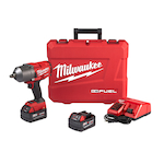 Milwaukee® M18™ FUEL™ 2767-22 High Torque Cordless Impact Wrench With Friction Ring Kit, 1/2 in, 1000 ft-lb Torque, 18 VDC, 8.39 in OAL