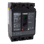 Square D™ PowerPact™ HJF36020 Molded Case Circuit Breaker, 600 VAC, 20 A, 100 kA at 240 VAC/65 kA at 480 VAC/25 kA at 600 VAC/20 kA at 250 VDC Interrupt, 3 Poles, Thermal Magnetic Trip