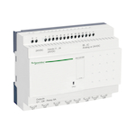 Telemecanique Square D™ Zelio™ SR2D201BD Compact Logic 2 Smart Relay, 24 VDC Supply, 12 Inputs, 8 Outputs, Analog/Resistive Input, Relay Output