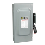 Square D™ H362N Heavy Duty Fusible Safety Switch With Factory Installed Neutral, 600 VAC/VDC, 60 A, 15 hp, 30 hp, Single Throw Contact, 3 Poles