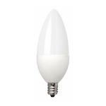 TCP® Elite® LED5E12B1127KF Dimmable Decorative LED Lamp, 5 W, 40 W Incandescent Equivalent, E12 Candelabra LED Lamp, B11 Blunt Tip Shape, 350 Lumens