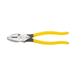 Klein® D213-9NE-CR New England Nose Lineman's Plier, 1-19/32 in L x 1-1/4 in W x 5/8 in THK Steel Jaw, Crosshatch Knurled Jaw Surface, High Leverage Cut, 9.34 in OAL