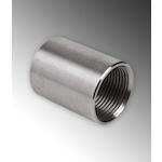 Calbrite™ S60500CP00 Standard Conduit Coupling, 1/2 in, Stainless Steel, Polished Silver