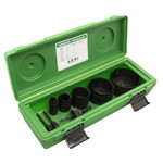 Greenlee® 835 Hole Saw Kit, 13 Pieces, For Use With 1/2 to 4 in Conduit, Bi-Metal