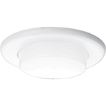 Progress Lighting® P8009-60 Recessed Trim, 5-1/8 in ID x 7-3/4 in OD, CFL/Incandescent Lamp, For Use With Recessed Shower Lighting, IC and Non-IC Housing, Plastic