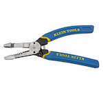 Klein® K12055 Heavy Duty Wire Stripper, 18 to 10 AWG, 20 to 12 AWG Solid/Stranded Cable, 8 in OAL, 32 to 6 AWG, 32 to 8 AWG Shearing, Forged Steel Body