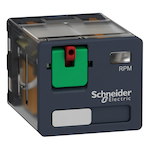 Schneider Electric Square D™ Zelio™ RPM31F7 Miniature Power Relay, 15 A, 11 Pin, 3NO-3NC-3PDT Contact, 120 VAC V Coil