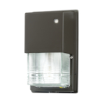 Atlas® WLG-70HQPK WLG Tall HID Wall Light With Glass Lens, (1) High Pressure Sodium Lamp, Atlas Bronze Housing