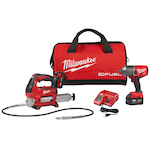 Milwaukee® M18™ FUEL™ 2767-22GG High Torque Cordless Impact Wrench With Friction Ring Kit, 1/2 in, 1000 ft-lb Torque, 18 VDC, 8.39 in OAL