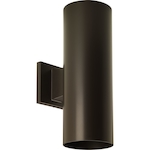 Progress Lighting® P5675-20/30K Contemporary/Modern/Transitional Wall Mount Up/Down Cylinder, (2) LED Lamp, 120 VAC, Antique Bronze/Powder Coated/Painted Housing