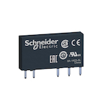 Schneider Electric Square D™ Zelio™ RSL1AB4ND Slim Interface Plug-In Relay, 6 A, 1CO Contact, 60 VDC V Coil
