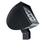 RAB FXLED300T/480 Floodlight Fixture With 120 VAC Swivel Photocell,) LED Lamp, 314 W Fixture, 120 VAC, Bronze/Polyester Powder Coated Housing