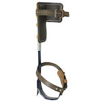 Klein® CN1972AR Pole Climber Set, 15 to 19 in L, For Use With Pole and Tree Climbing, Leather