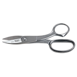Klein® 22001 Industrial High Leverage Utility Shear, 2 in L of Cut, 8 in OAL, Sharp Tip, Serrated Edge, Right Hand