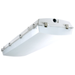 Atlas® ILW98LED4WD Wide LED Fixture With Glare-Free Lens,) LED Linear Lamp, 120/208/240/277 VAC, White Housing