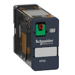 Schneider Electric Square D™ Zelio™ RPM11F7 Miniature Power Relay, 15 A, 5 Pin, 1NC-1NO Contact, 120 VAC V Coil