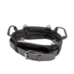 Klein® Tradesman Pro™ 5246 Padded Tool Belt, L, Ballistic Polyester/Leather, Black