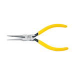 Klein® D318-51/2C Electronic Long Needle Nose Plier, Knurled, 1.688 in L x 1/2 in W Jaw, 5-5/8 in OAL, 1/16 in W Tip