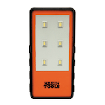 Klein® 56221 Magnetized Clip Light, LED Bulb, Rubber Housing, 150 Lumens