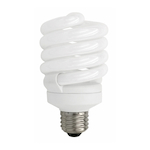 TCP® SpringLamp™ 48918 PRO 489 Ultra Compact Fluorescent Lamp, 18 W, E26 Medium CFL Lamp, Spring/Spiral Shape, 1300 Lumens