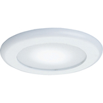 Progress Lighting P8008-60 Recessed Trim, 5-3/16 in ID x 7-3/4 in OD, Incandescent Lamp, For Use With Recessed Lighting, IC and Non-IC Housing, Plastic