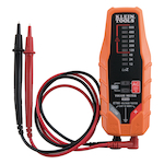 Klein® ET60 Electronic Voltage Tester, 600 VAC/VDC Max Measurable, 12 to 600 VAC Max Working