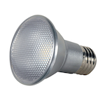 SATCO® S9403 Dimmable LED Reflective Lamp, 7 W, 50 W Incandescent Equivalent, E26 Medium LED Lamp, PAR20 Shape, 1000 Lumens