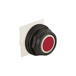 Schneider Electric Harmony™ 9001SKR1RH6 Non-Illuminated Round Type SK Standard Pushbutton, 1.18 in, 1NC Contact, Spring Return Operator, Red