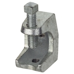 Steel City® 503-SC Beam Clamp, 1/2-13 Rod, 1 in THK Flange, 1300 lb Load, Malleable Iron, Electroplated