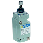 Square D™ 9007C62ED Heavy Duty Plug-In Limit Switch, 120/240/480/600 VAC, 125/250 VDC, 0.11/0.55/1.2/1.5/3/6/10 A, Spring Return Plunger Actuator, 2NC-2NO Form ZZ DPDT-DB Contact, 2 Poles