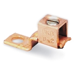 Blackburn® BTC0614 Type BTC Mechanical Connector, 14 to 6 AWG Stranded Copper Conductor, 13/64 in Stud, 1 Bolt Holes, Copper