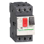 Schneider Electric Square D™ TeSys™ GV2 GV2ME06 Non-Reversing Manual Motor Starter With Thermal Magnetic Circuit Protector, 3 Poles, IP20/IK04 Enclosure