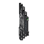 Schneider Electric Square D™ Zelio™ RSL1PVFU Slim Interface Electromechanical Relay With Protection Circuit, 6 A, 1NO-1NC-SPDT Contact, 60 VDC V Coil